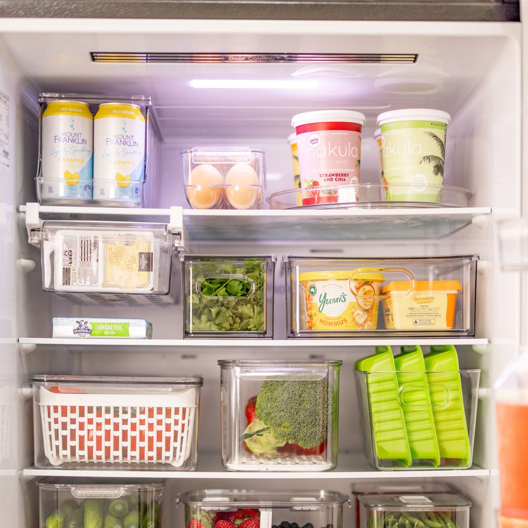 Clear Modular Drawer Organizer Medium - Expandable Storage Solution for Kitchen, Bathroom & Office Organization - Perfect for Utensils, Makeup & Office Supplies