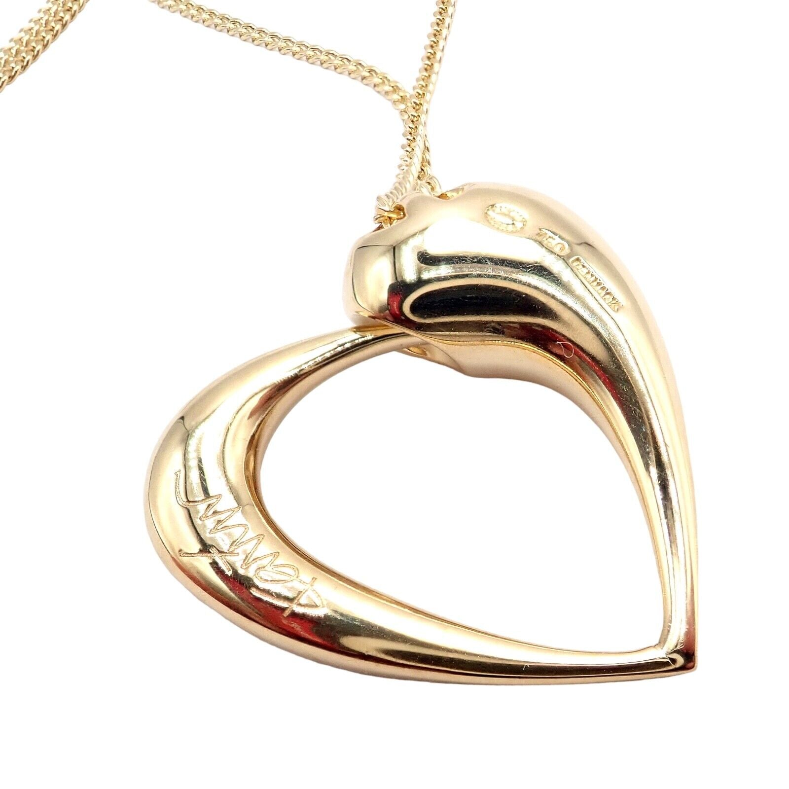 Georg Jensen 18K Yellow Gold Diamond Ouroboros Snake Necklace - Elegant Jewelry for Women, Perfect Gift for Anniversary & Special Occasions