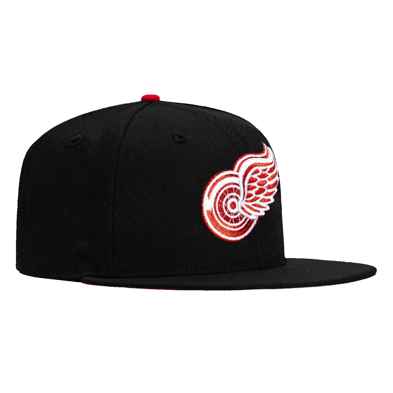 New Era 59Fifty Detroit Red Wings Team UV Black Baseball Cap - Official MLB Snapback Hat for Men & Women - Perfect for Baseball Games, Streetwear & Fan Collections