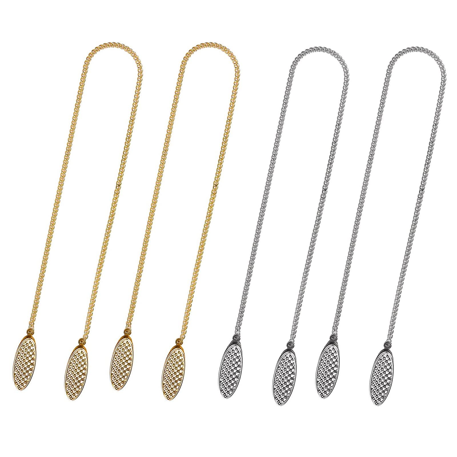 4 Pack Adjustable Napkin Clips - Classic Metal Bib Holder with Lanyard Neck Strap for Dental Work, Restaurants, Painting & Picnics - Durable Dining Accessories for Adults & Kids