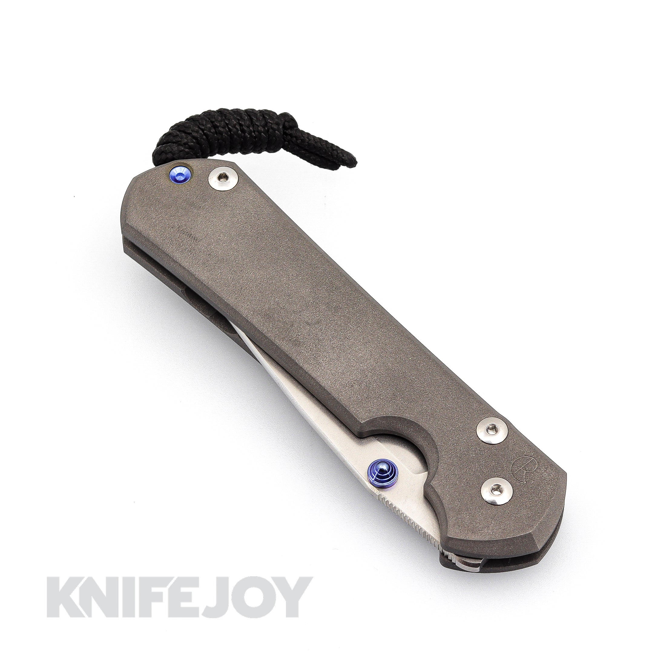 Chris Reeve Knives Large Sebenza 31 Plain Left Hand Folding Knife with Double Blue Lugs - Premium EDC Tactical Knife for Outdoor Camping & Survival