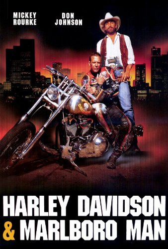 Harley Davidson & Marlboro Man Vintage T-Shirt - Classic Movie Merchandise for Bikers & Film Fans - Perfect for Motorcycle Rides, Movie Nights & Retro Fashion