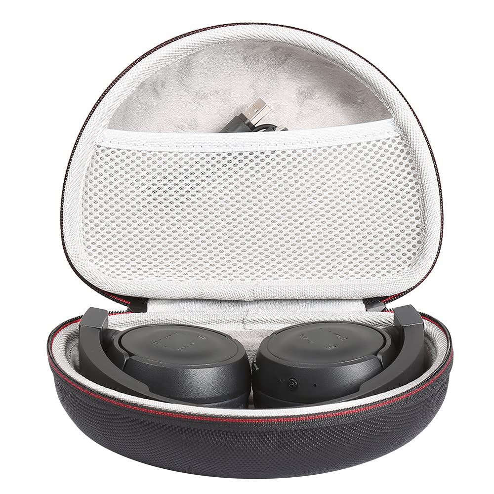 CRUVURBI Hard Protective Case for JBL T450BT & T500BT Wireless Headphones - Durable Travel Storage Bag with Carrying Handle | Perfect for Commuting, Gym, and Airplane Use