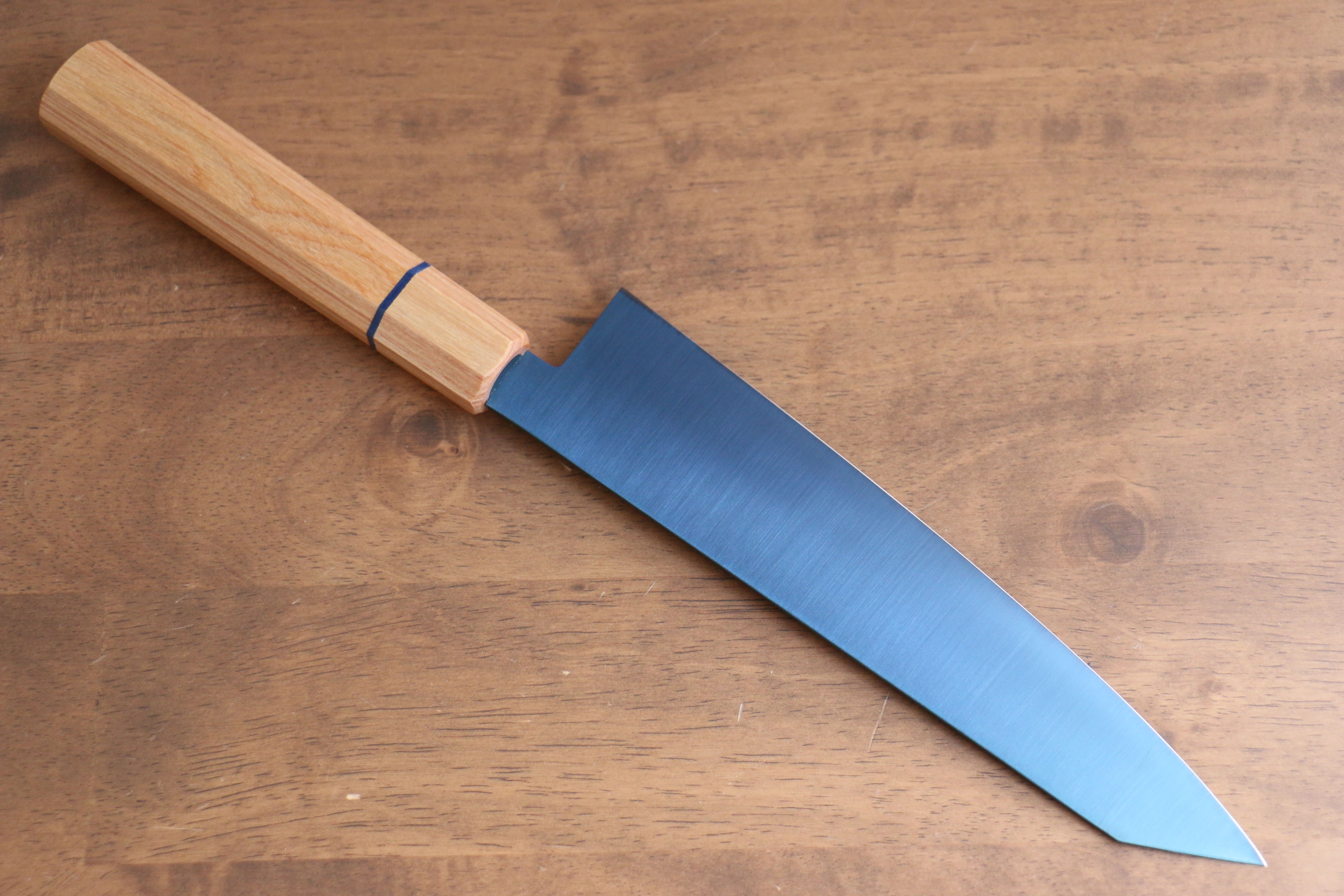 Seisuke SK 85 Kiritsuke Gyuto Japanese Chef Knife 210mm - Ion Plating Blade, White Wood Handle - Perfect for Sushi, Sashimi & Precision Cutting