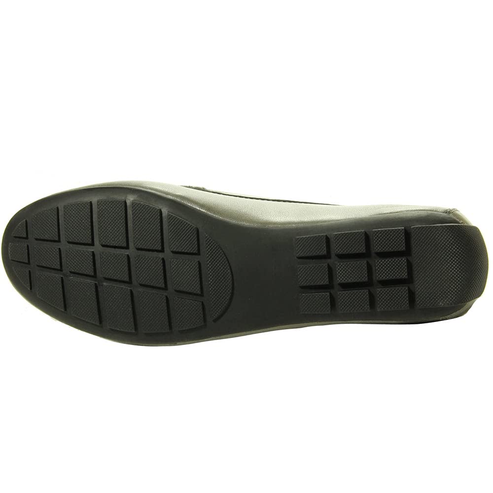 VANELi Women's Adrik Loafers Flats - Comfortable Casual Slip-On Shoes for Women, Black | Perfect for Office, Travel & Everyday Wear