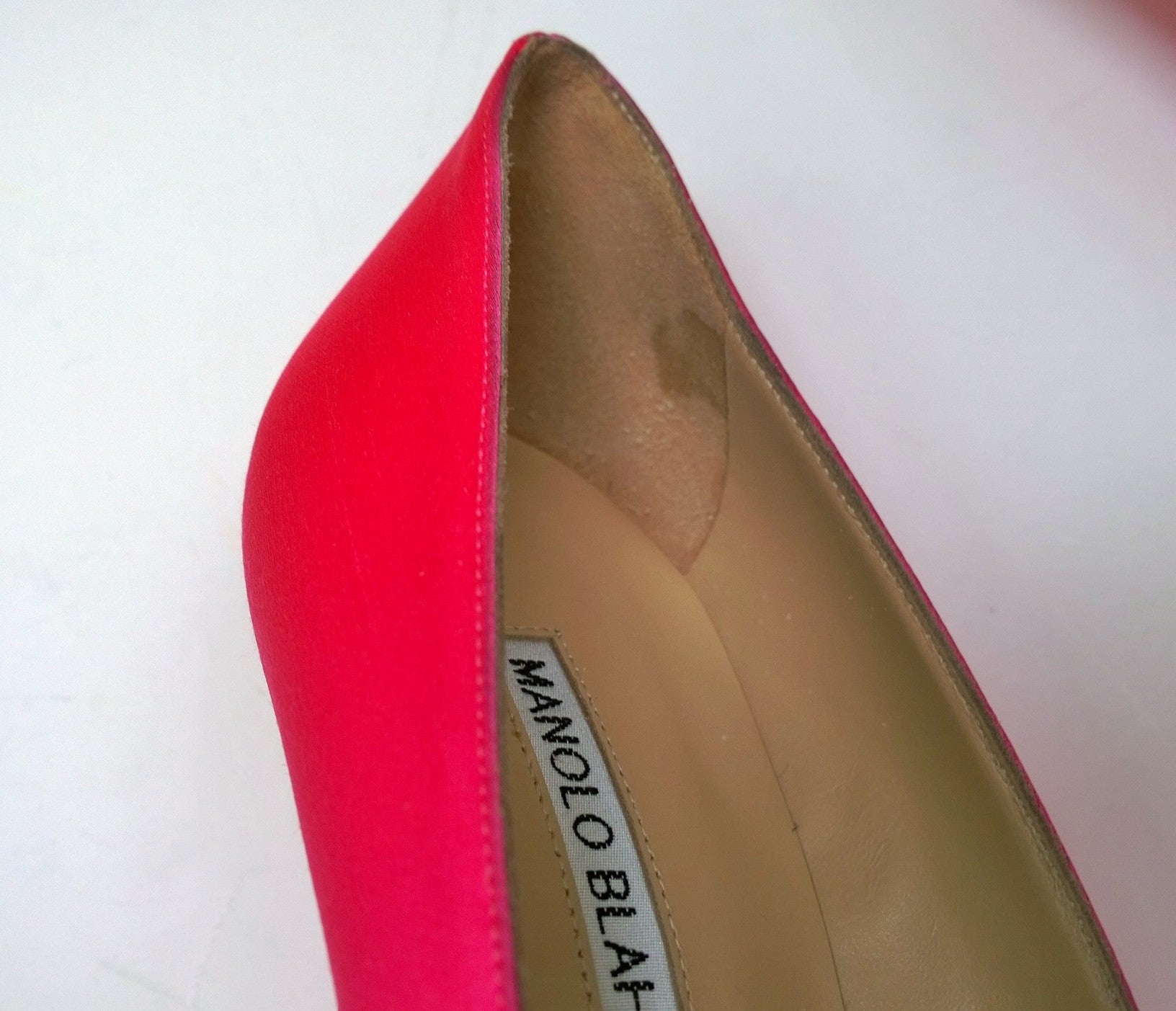 Manolo Blahnik Hangisi 105mm Bright Pink Heels with Turquoise Rhinestone Buckle - Luxury Designer Pumps for Weddings, Parties & Special Occasions