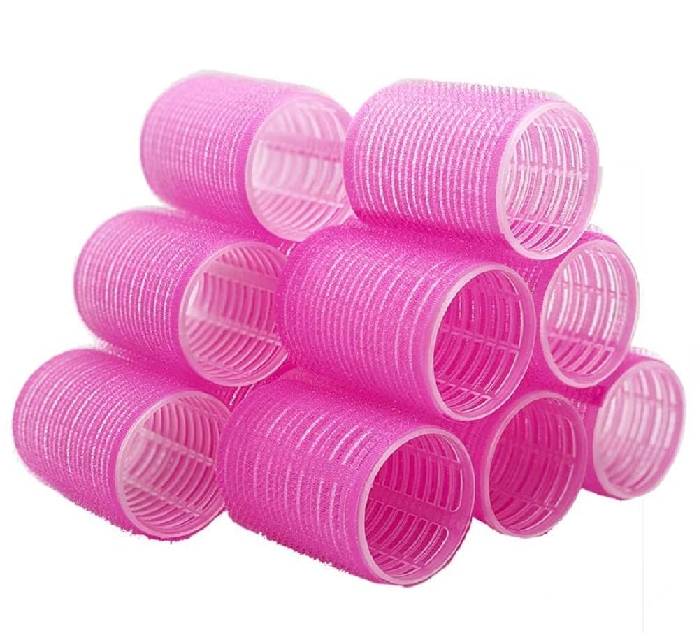 APOEM 6PCS Self-Grip Hair Rollers for Curling - Heatless Curls for Long, Medium & Short Hair (4x6cm) | Perfect for Home Styling, Salon Use & Special Occasions