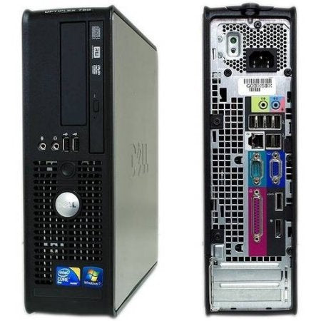 Dell OptiPlex 780 Business Desktop Computer - Intel Core 2 Duo 2.93GHz, 8GB RAM, 160GB HDD, Windows 10 Pro 64-bit, Dual 19