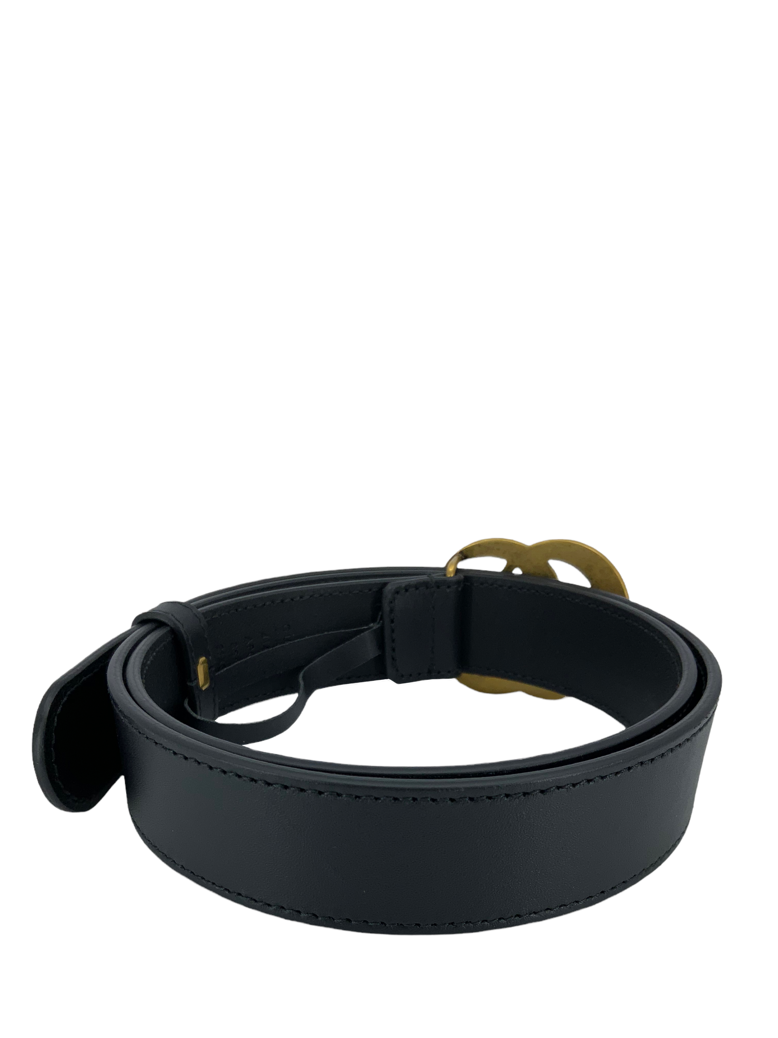 GUCCI GG Marmont Leather Belt - Size 85 (3.3