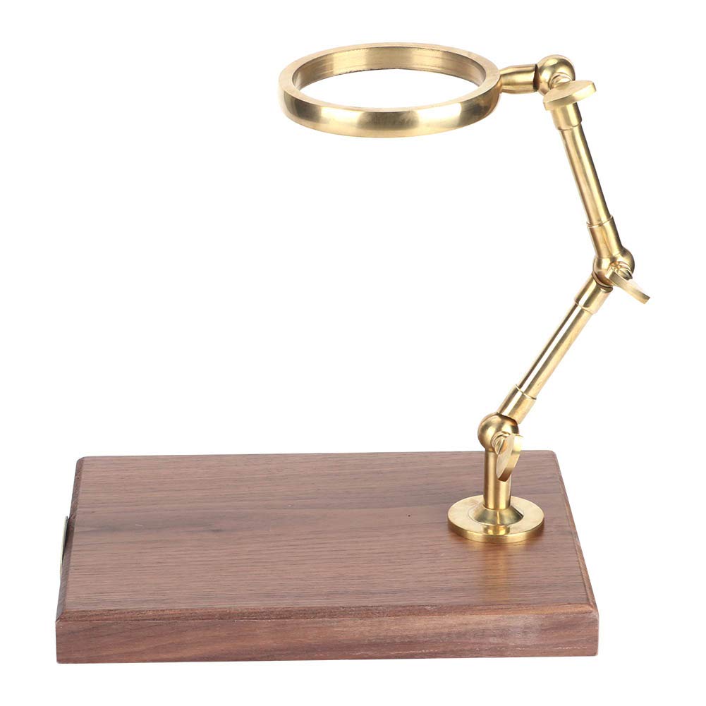 Premium 23mm Thick Walnut Wood Coffee Filter Holder Stand - Durable Coffee Dripper Bracket & Filter Paper Rack for Pour Over Brewing - Perfect for Chemex, V60, and Drip Coffee Makers at Home or Office