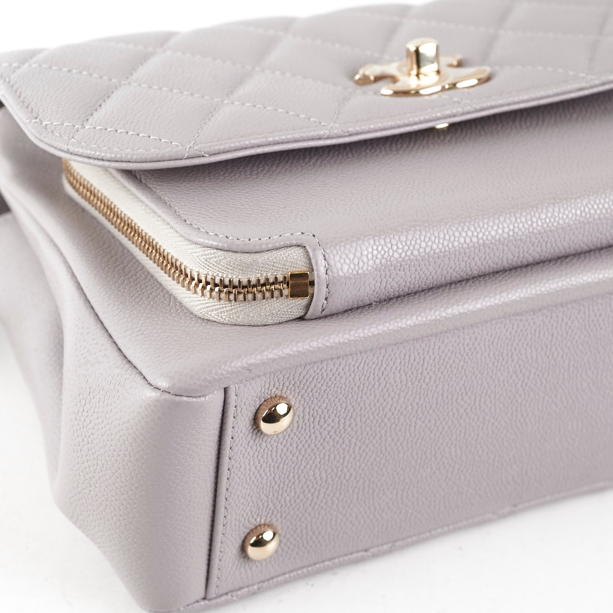 Chanel Small Affinity Caviar Grey Microchip Crossbody Bag 2022 | Luxury Designer Handbag for Women | Perfect for Parties, Dating & Everyday Use