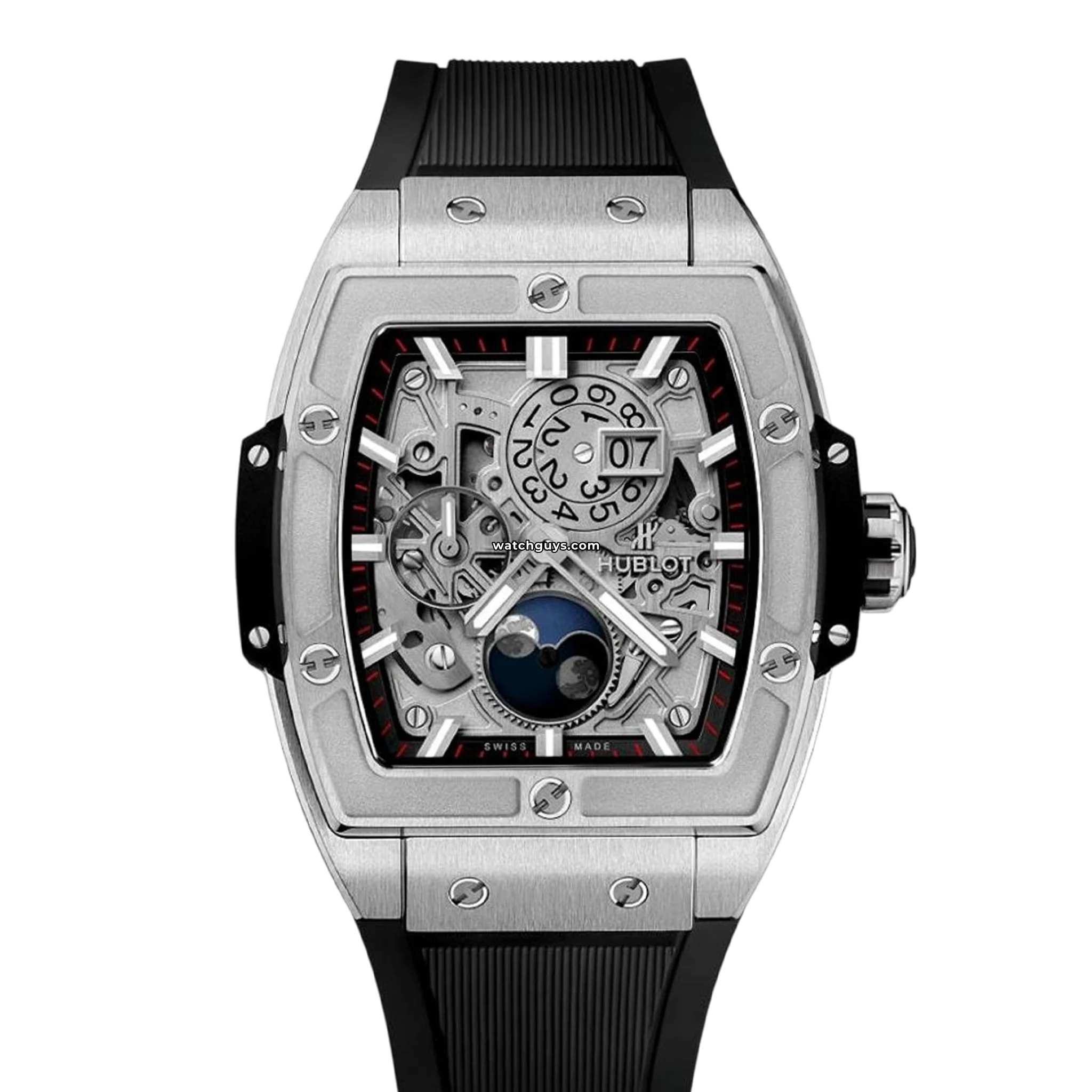 Hublot Spirit of Big Bang Moonphase Titanium Watch 647.NX.1137.RX - Luxury Men's Chronograph with Moon Phase for Business & Formal Occasions