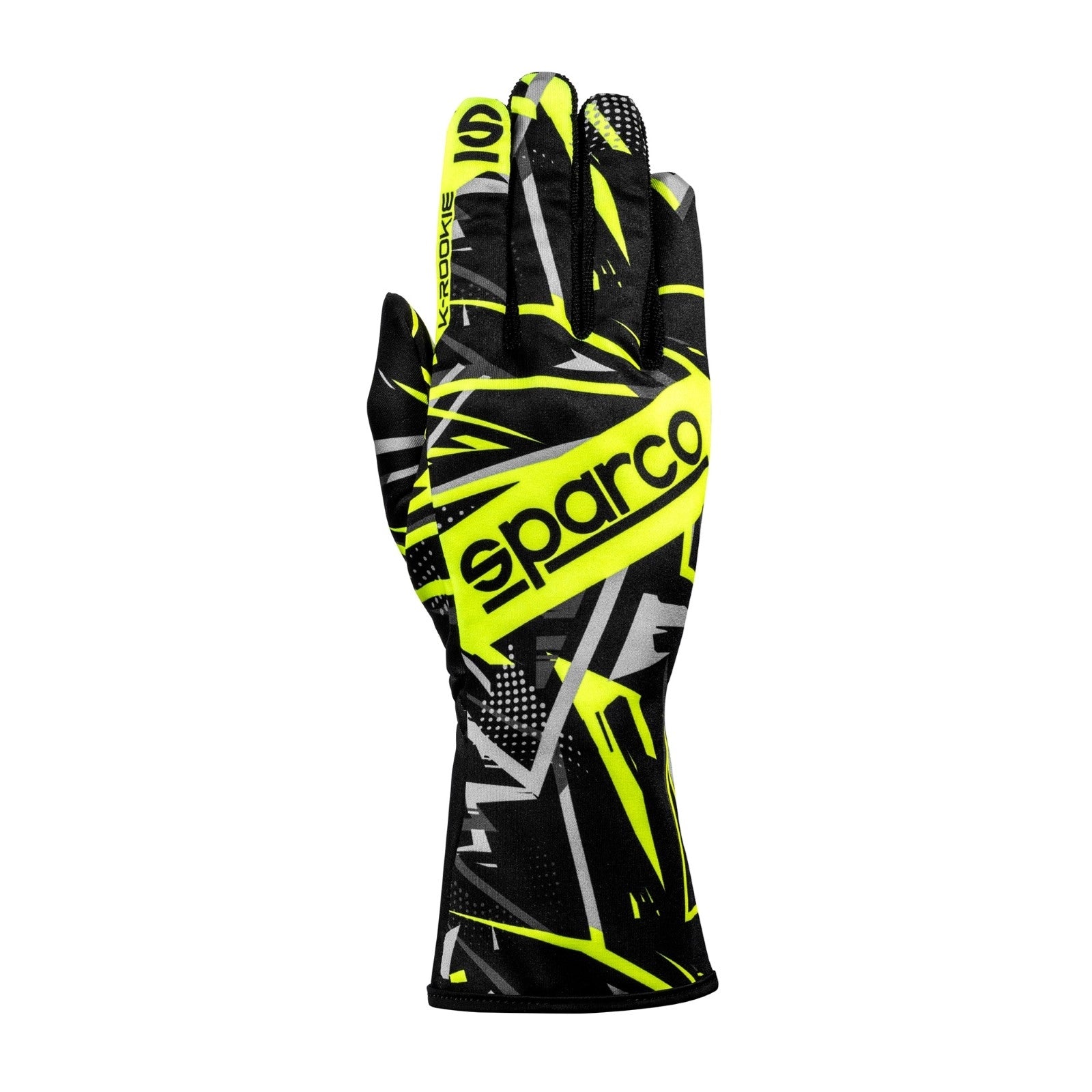 SPARCO K ROOKIE (2025) Racing Gloves - Professional Motorsport Gloves for Karting, Drifting & Track Racing - Durable & Comfortable Driving Gloves for Racing Enthusiasts