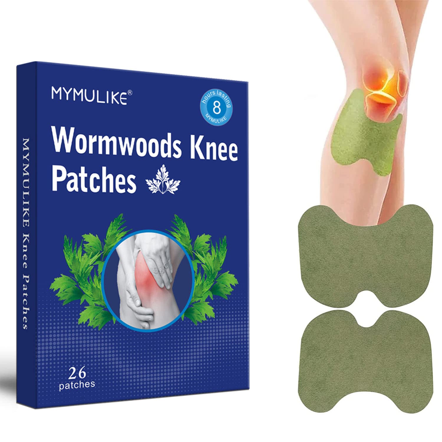 Fast-Acting Heat Patches for Knee & Joint Pain Relief - 26 Count Large Pain Relief Patches for Inflammation & Muscle Soreness - Perfect for Arthritis, Sports Injuries & Post-Workout Recovery