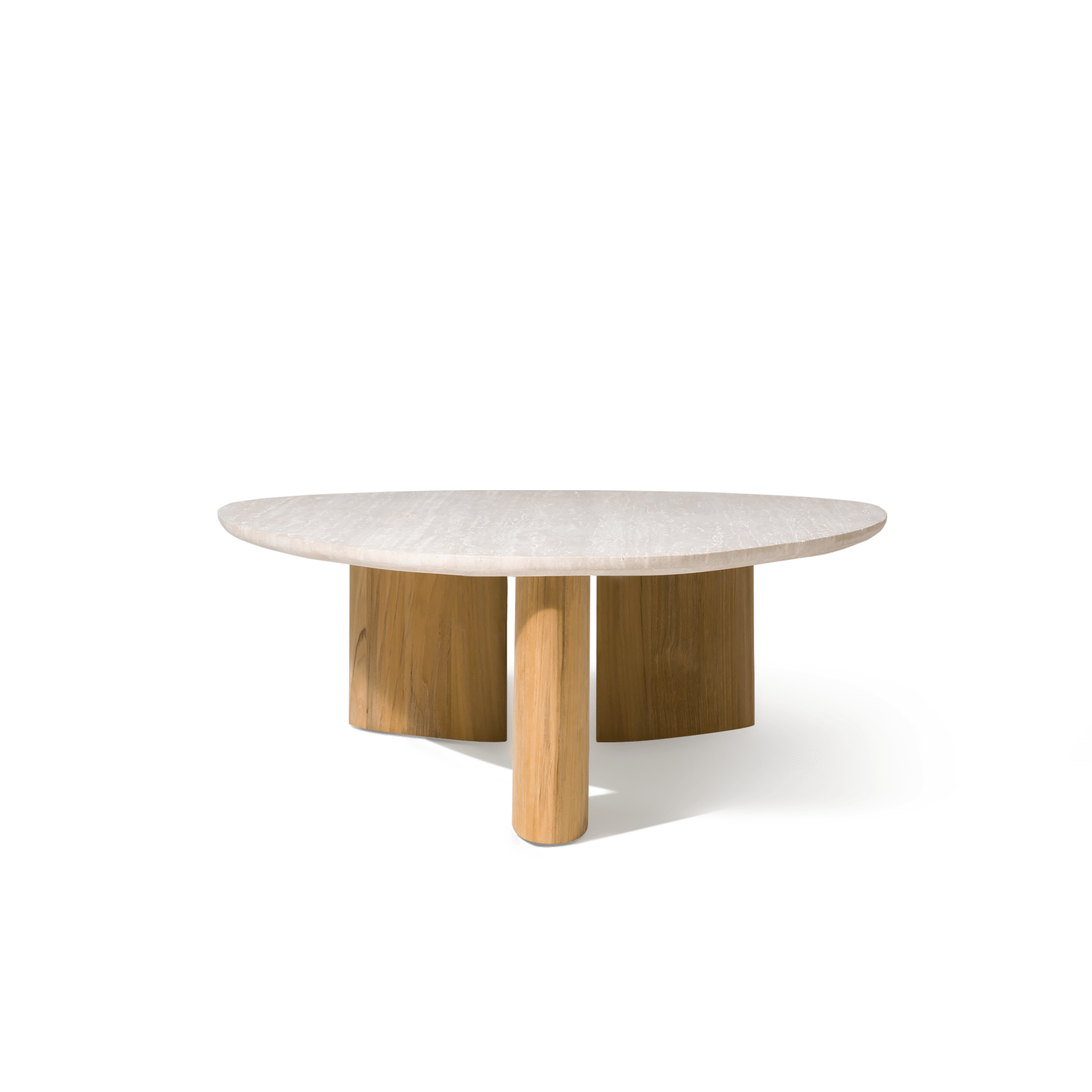 Premium Teak Wood Oblong Coffee Table - 64