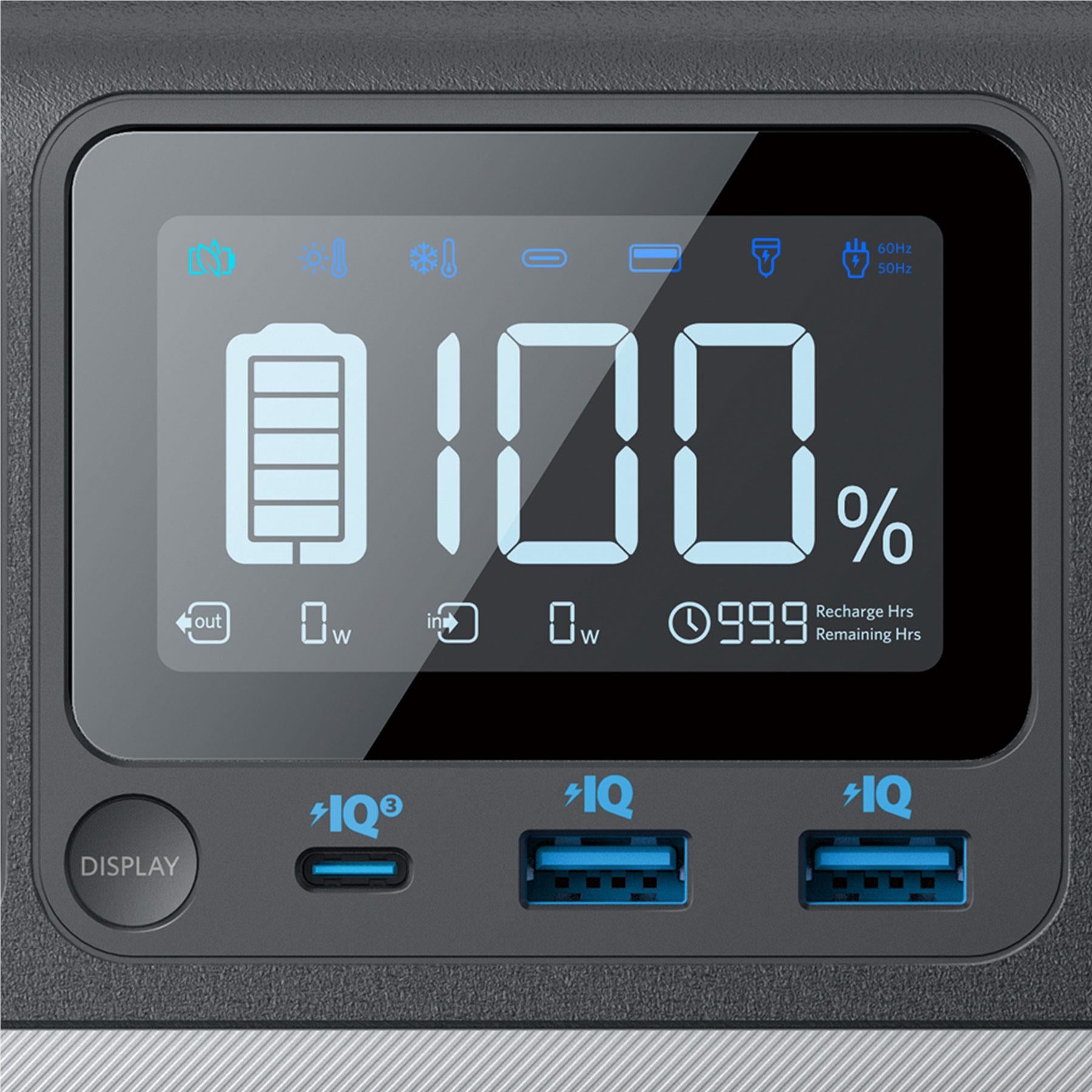 Anker 521 PowerHouse 256WH Portable Power Station - Solar Generator for Camping, Emergencies & Outdoor Adventures - Compact Backup Battery for Phones, Laptops & Small Appliances
