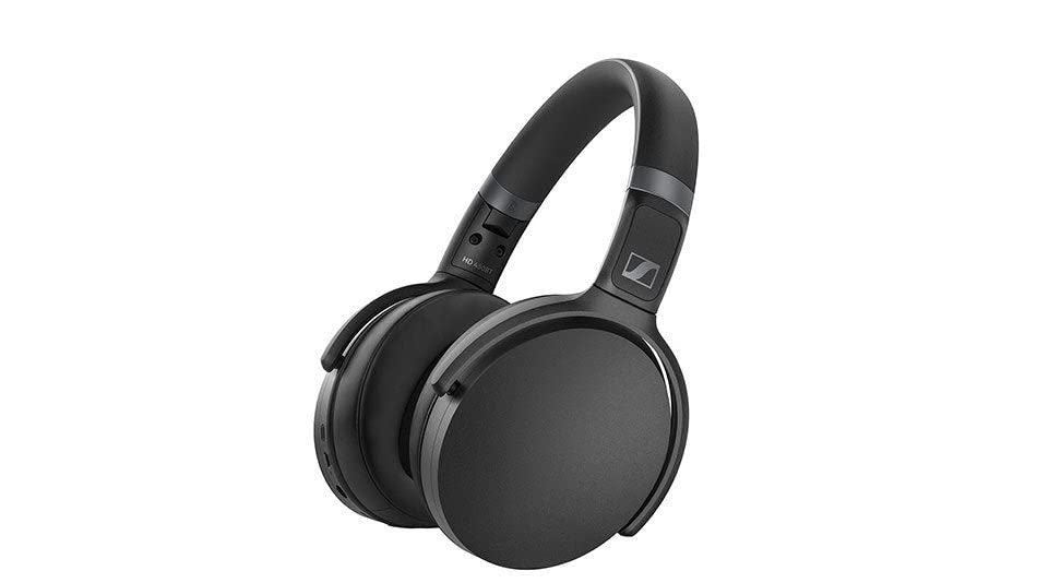Sennheiser HD 450BT Wireless Bluetooth 5.0 Headphones with Active Noise Cancellation - 30H Battery Life, Fast USB-C Charging, Alexa Built-in, Foldable Design - Perfect for Travel, Work & Music Lovers (Renewed, Black)