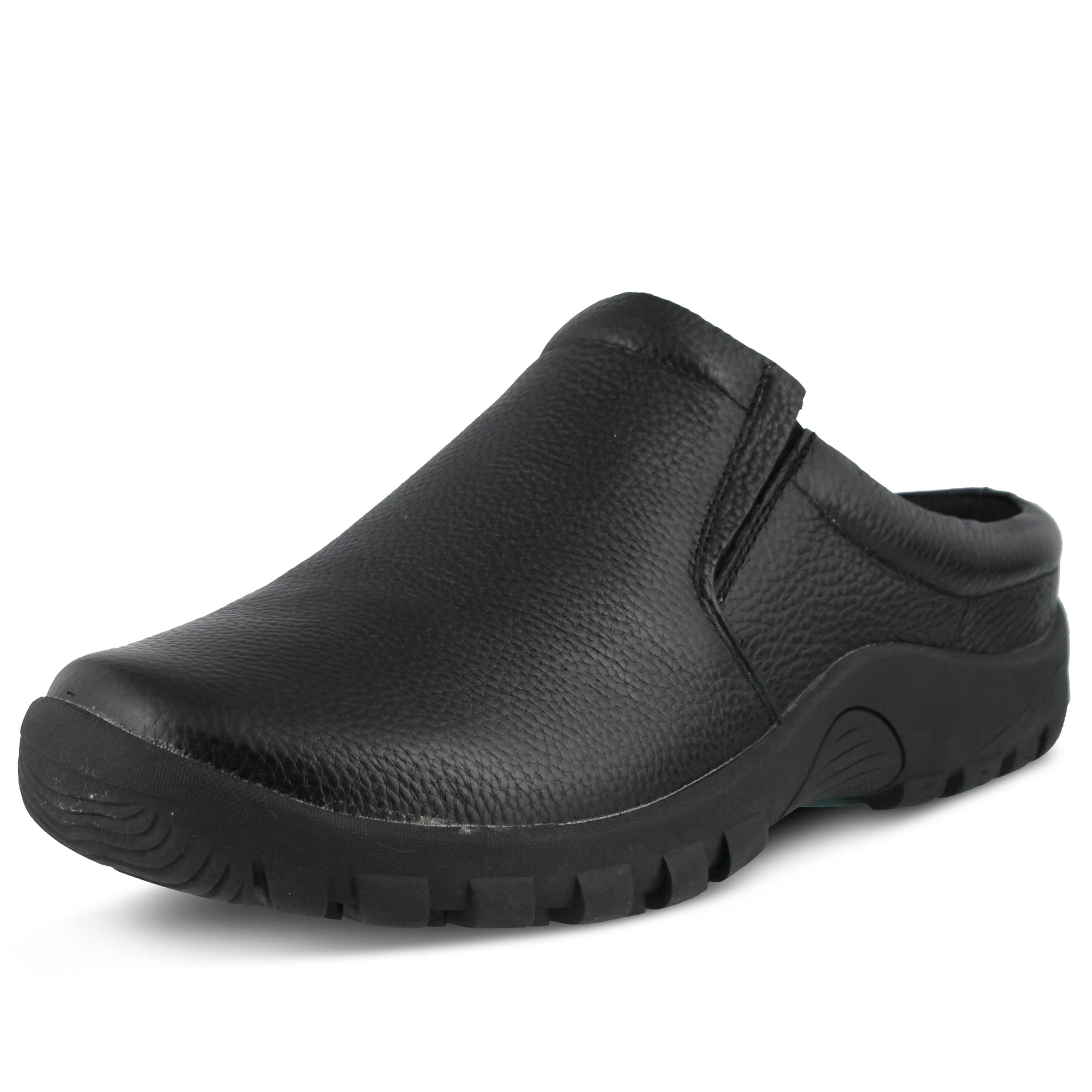 Spring Step Men's Blaine Uniform Dress Shoes - Professional Black Leather Oxfords for Work, Office & Formal Occasions