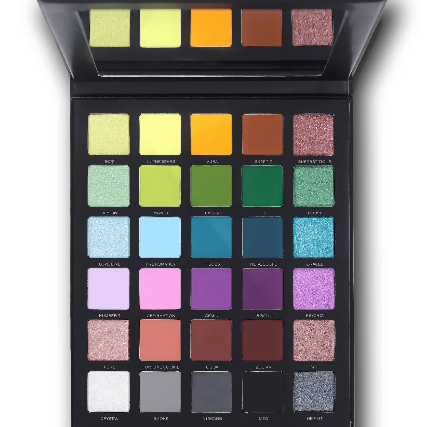 Divination Eyeshadow Palette - 12 Highly Pigmented Matte & Shimmer Shades for Stunning Eye Looks | Perfect for Halloween, Cosplay, and Mystic Makeup Artistry