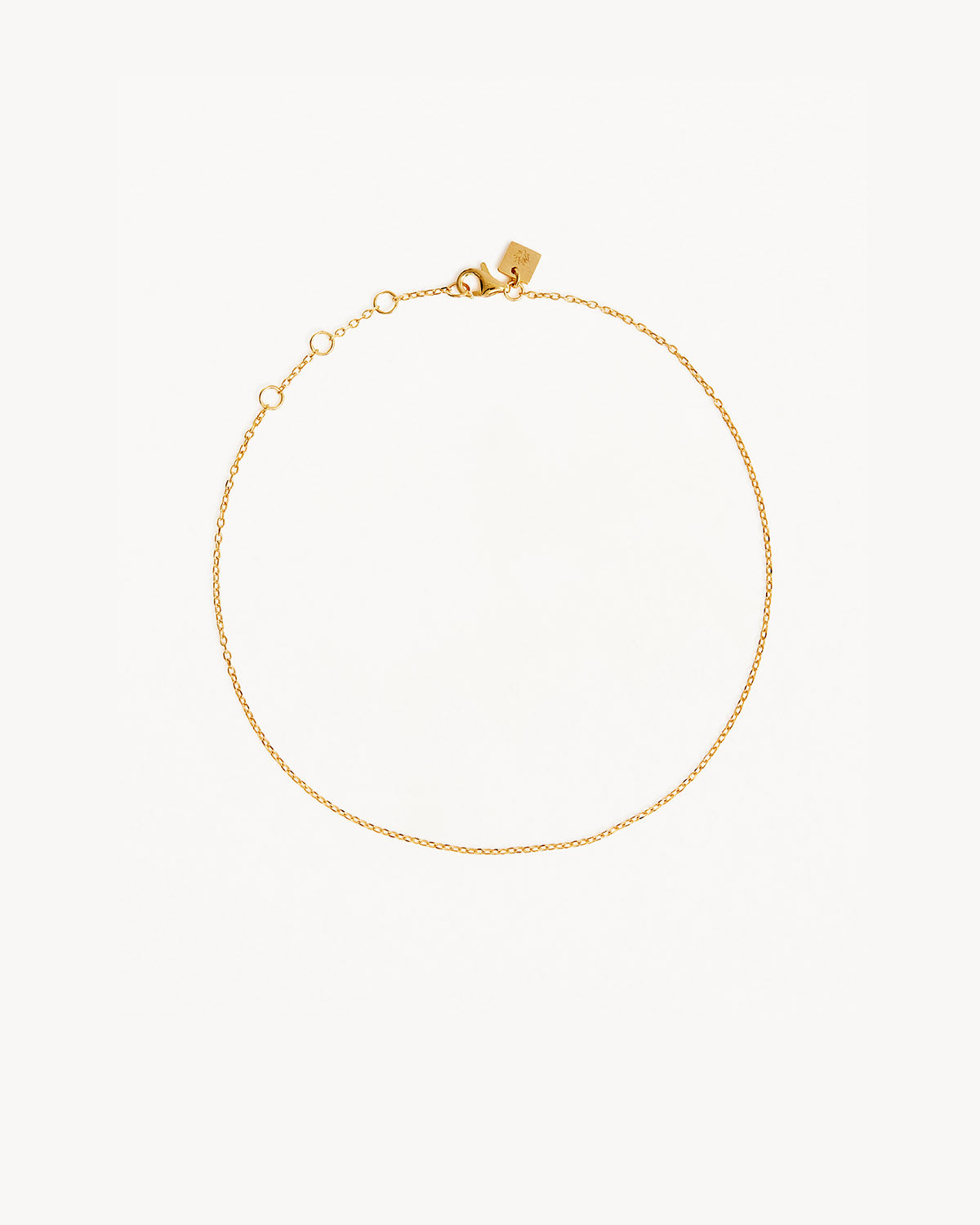 18K Gold Vermeil Infinity Anklet - Dainty Adjustable Ankle Bracelet for Women - Perfect for Beach, Wedding & Everyday Wear