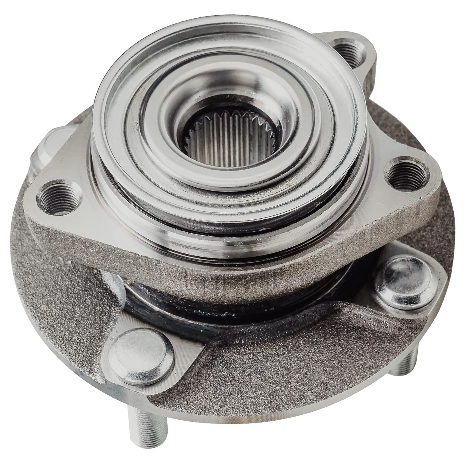 Detroit Axle - 2 Front Wheel Bearing Hubs Replacement for 2007-2011 Nissan Versa (2008 2009 2010 Models) - Wheel Bearing Hub Assembly Set - Perfect for DIY Car Repairs & Maintenance