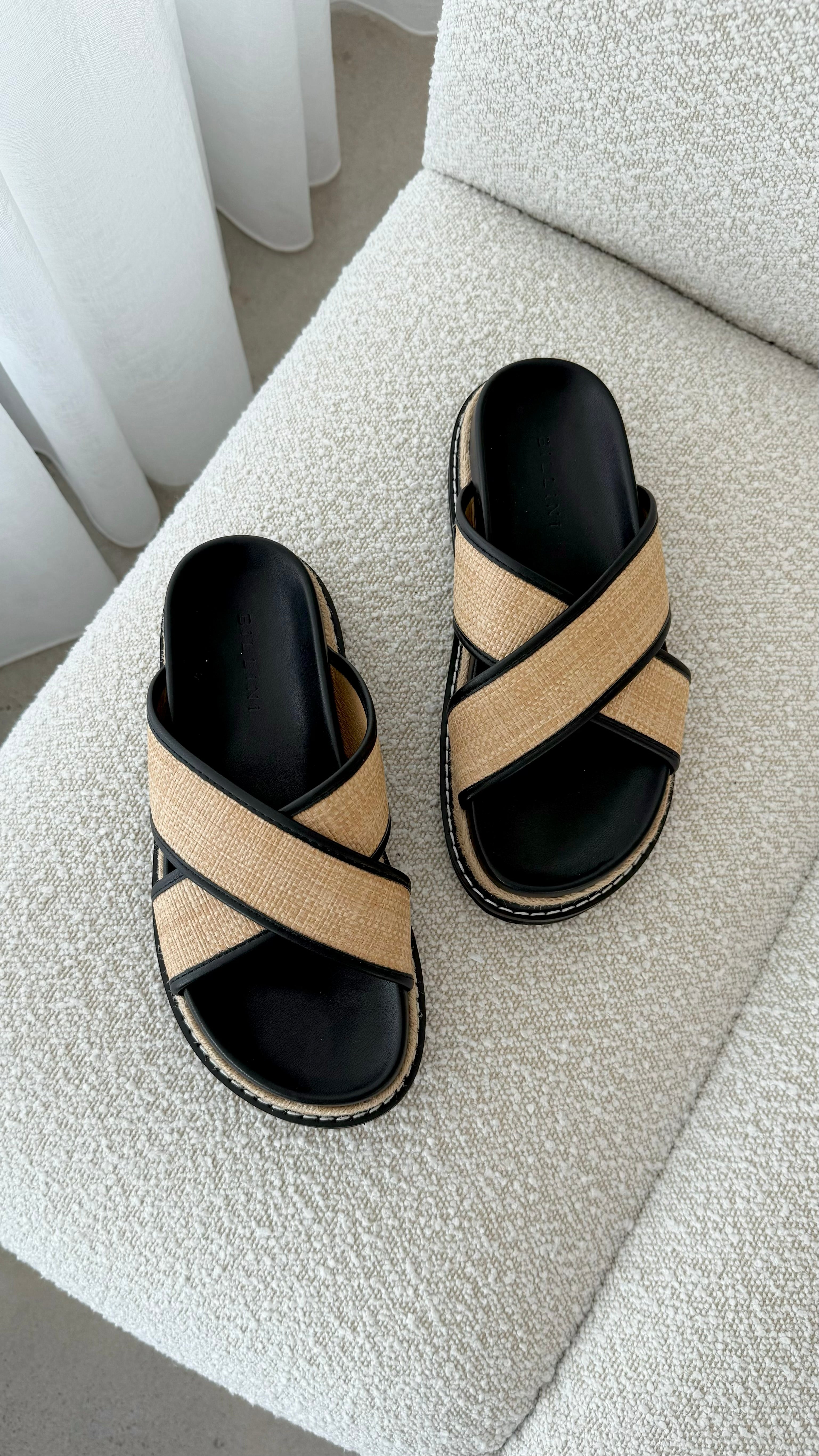 Aysha Slide Sandals - Natural Raffia Women's Summer Beach Slides | Comfortable & Stylish for Pool, Vacation, and Casual Outings
