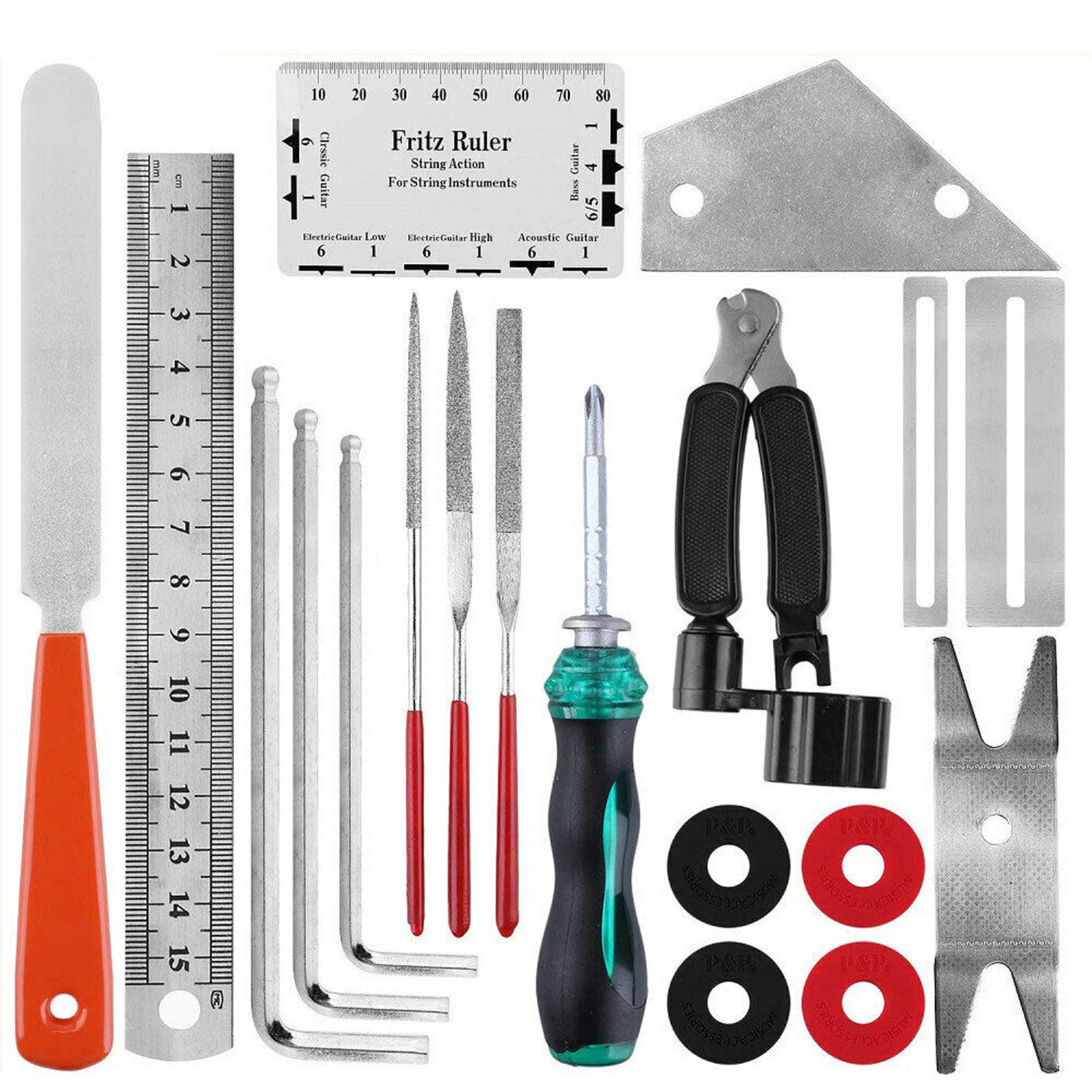 Summina Guitar Care Kit - Full Repair Tools Set for Luthiers & Musicians