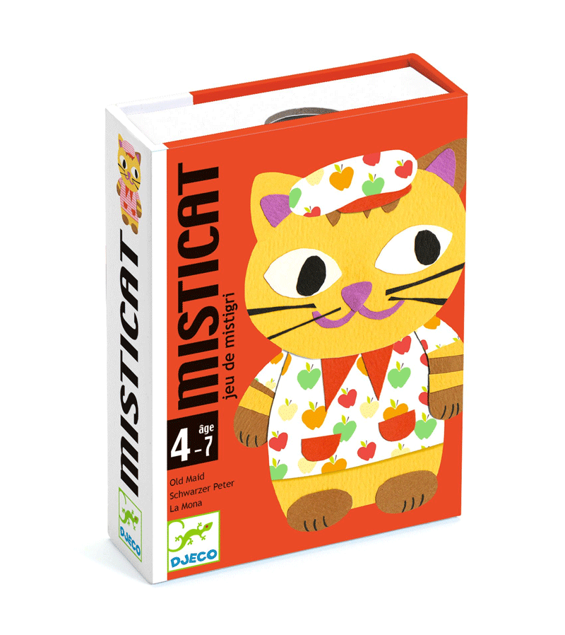 Mysticat Card Game by Djeco - Fun Family Strategy Game for Kids & Adults - Perfect for Game Nights, Parties & Travel