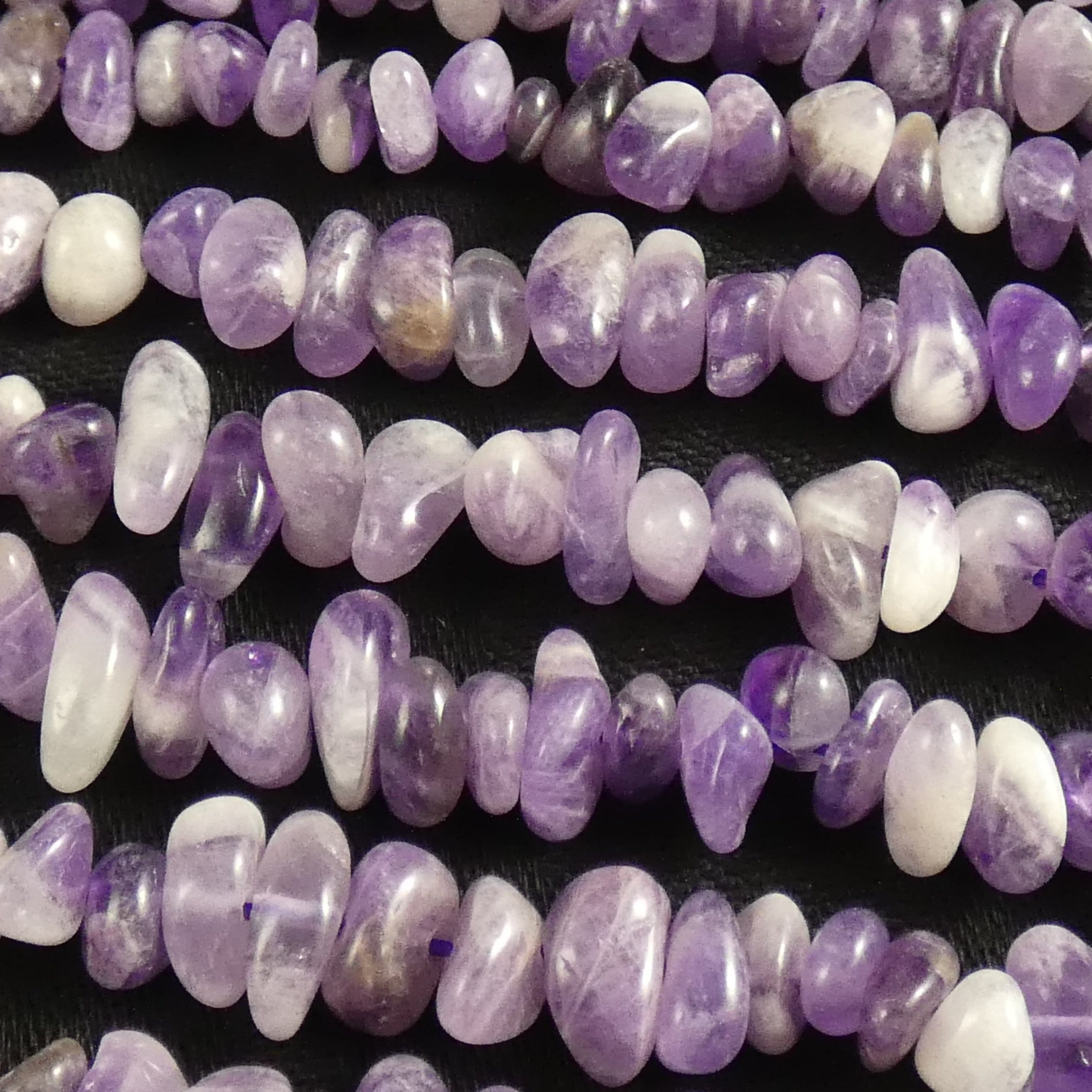 Chevron Amethyst Nugget Beads for Jewelry Making - Natural Gemstone Beads for DIY Bracelets, Necklaces & Crafts - Perfect for Boho, Healing Crystal & Spiritual Jewelry Designs