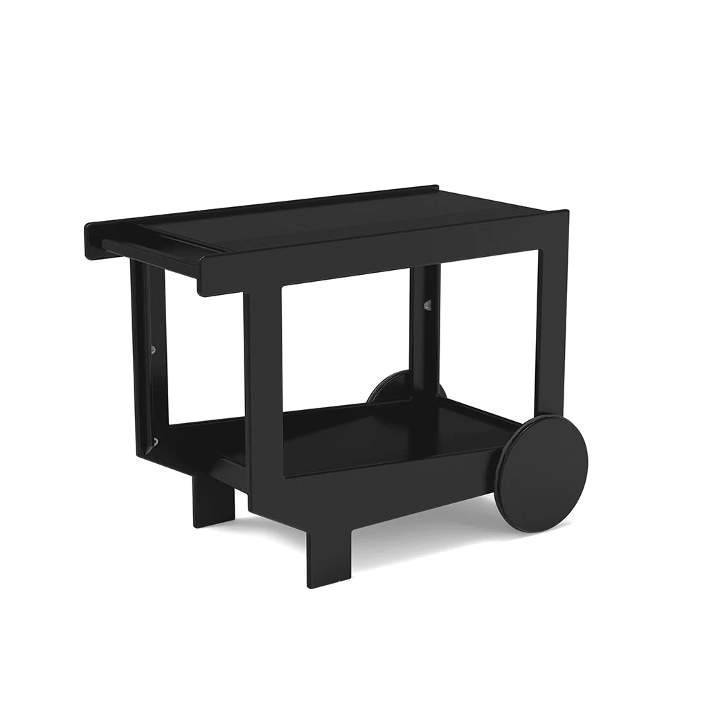 Loll Lollygagger Bar Cart - Premium Rolling Drink Cart with Wheels for Home Bar, Party & Outdoor Entertaining | Mobile Beverage Station for Cocktails, Wine & Coffee