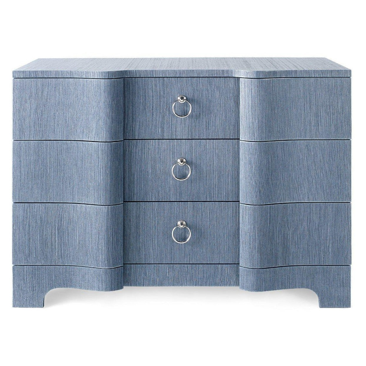 Bardot Large 3 Drawer Dresser - Modern Wooden Storage Cabinet for Bedroom, Living Room & Office Organization | Spacious Chest of Drawers for Clothes, Linens & Home Essentials