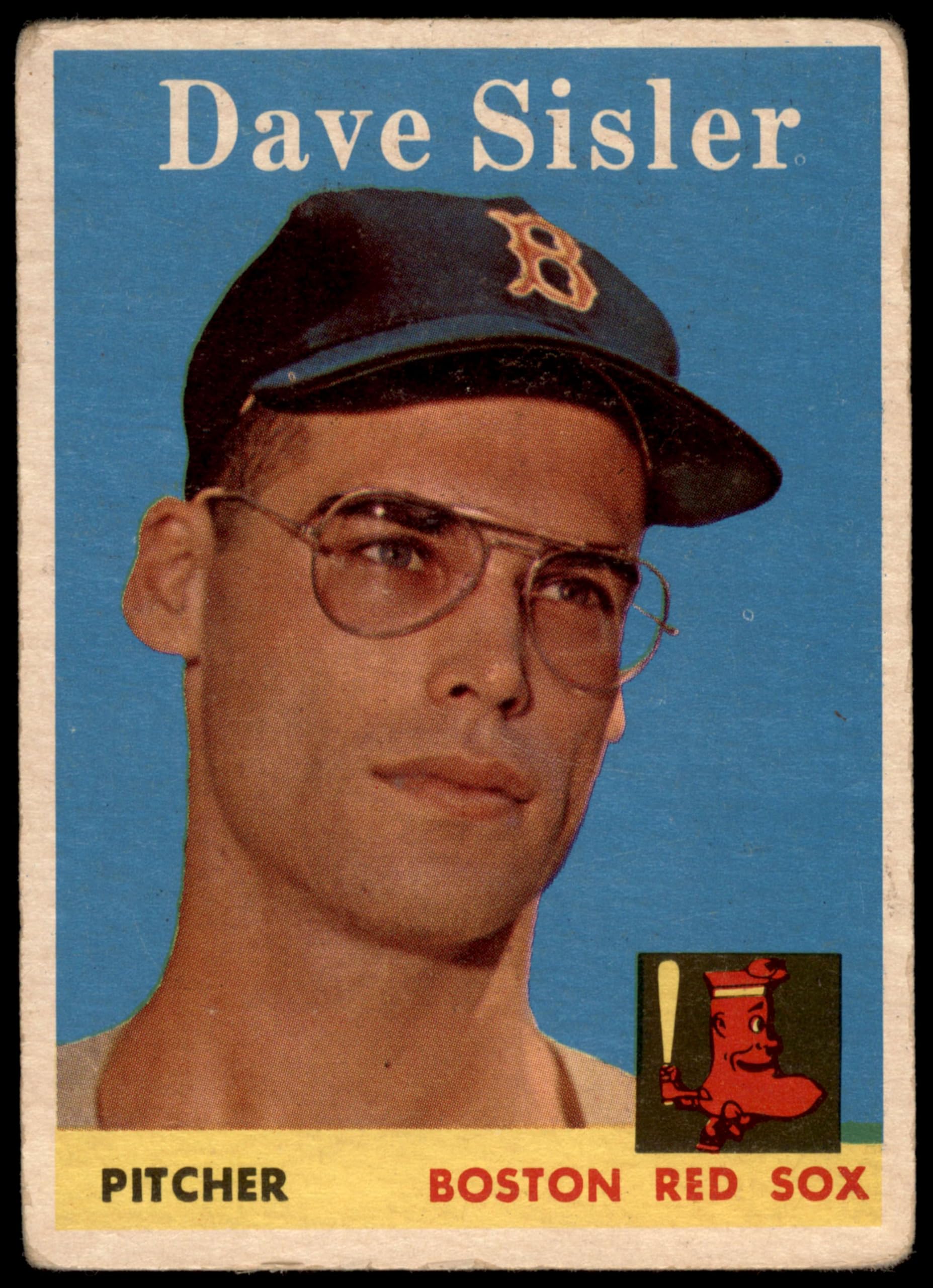 1958 Topps #59 Dave Sisler Boston Red Sox Baseball Card - Vintage Collectible for Sports Memorabilia & MLB Fans - Perfect for Display, Trading, and Gift Giving