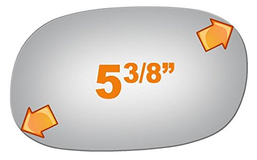 Driver Side Replacement Mirror Glass for BUICK, CHEVROLET, GMC, OLDSMOBILE, PONTIAC 1973-1989 Models - Perfect Fit Left Side Mirror for Classic Cars & Trucks - Easy DIY Installation for Restoration Projects