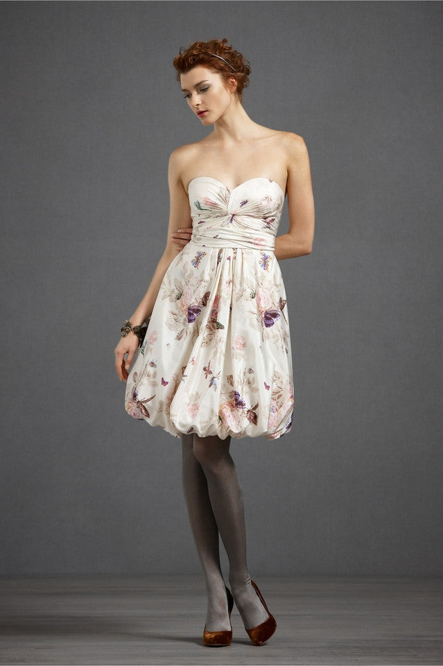 BHLDN Twirled Sweetheart Dress with Butterfly Details - Elegant Wedding Gown for Brides, Bridesmaids & Formal Events