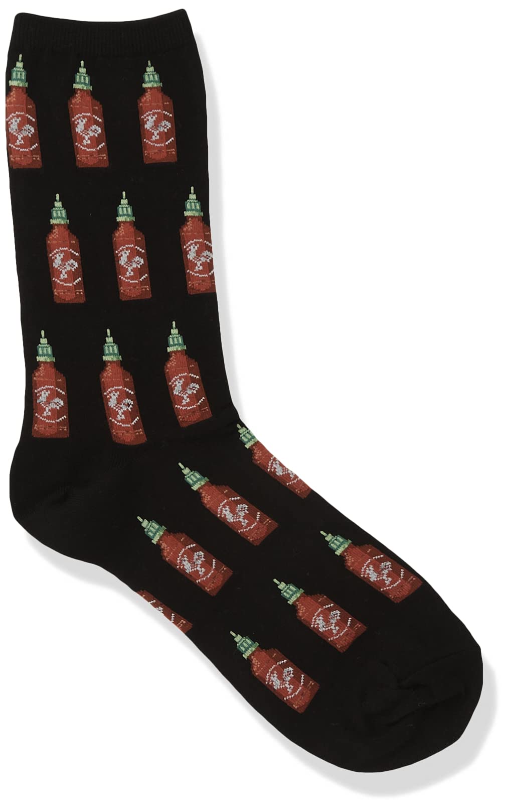 HotSox Women's Hot Sauce Socks - Fun Novelty Socks for Women (Size 4-10) - Perfect for Cooking Enthusiasts & Spicy Food Lovers