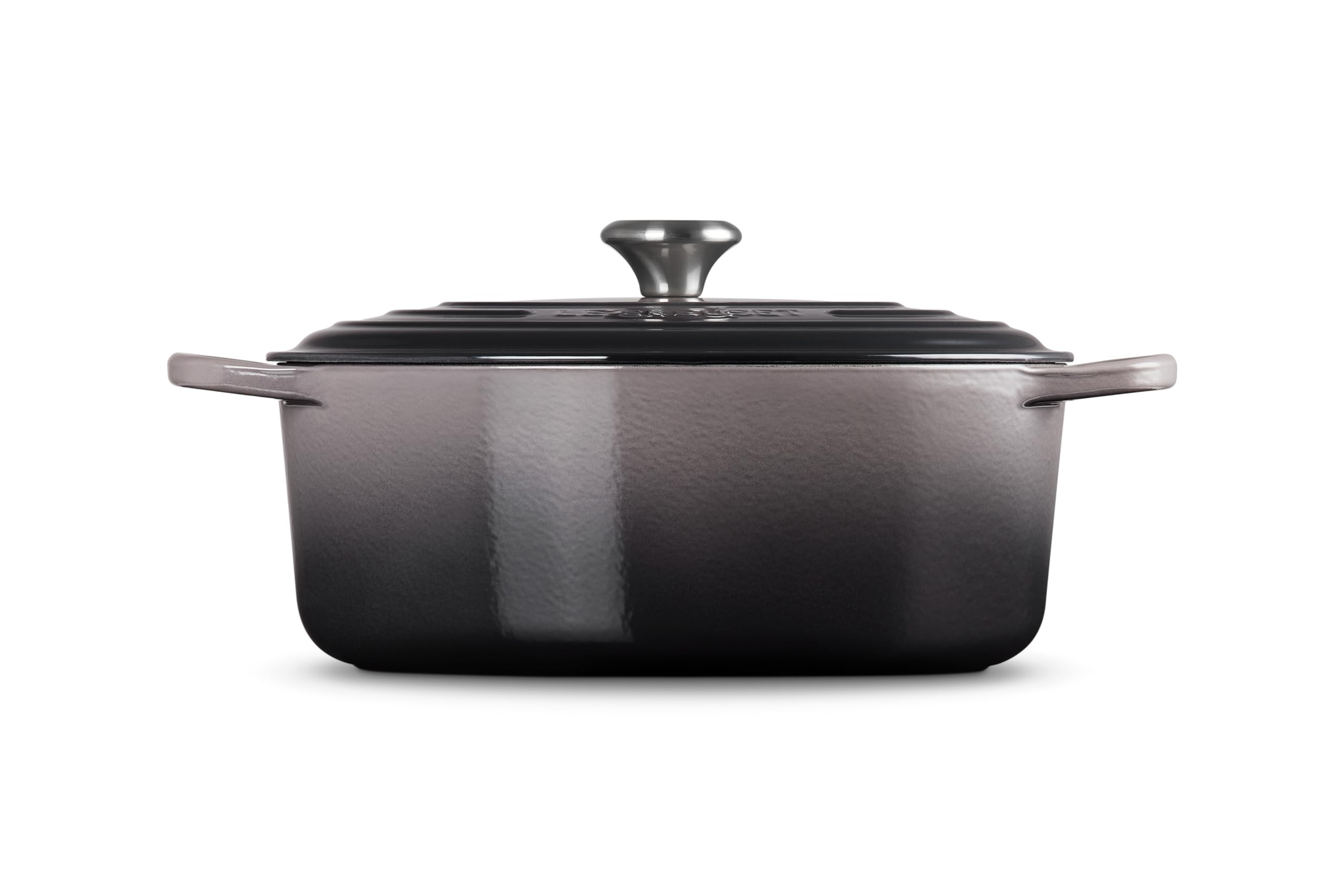 Le Creuset Signature Enameled Cast Iron Oval Dutch Oven 6.75 Quart - Oyster Color | Premium Kitchen Cookware for Braising, Stewing & Baking | Perfect for Family Dinners & Holiday Meals