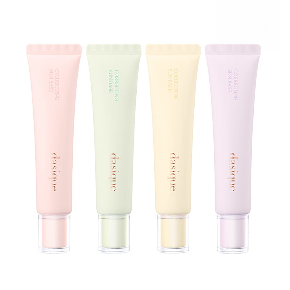 Dasique Correcting Sun Base SPF 50+ PA+++ 30ml - Brightening & Hydrating Sunscreen for Daily UV Protection - Perfect for Makeup Primer & Skincare Routine