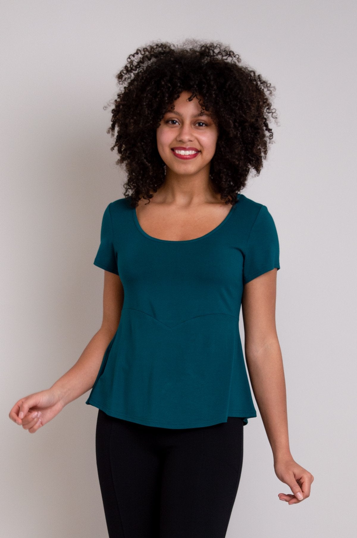 Premium Kim Cap in Teal - Soft & Breathable Bamboo Fabric - Perfect for Yoga, Running & Outdoor Activities