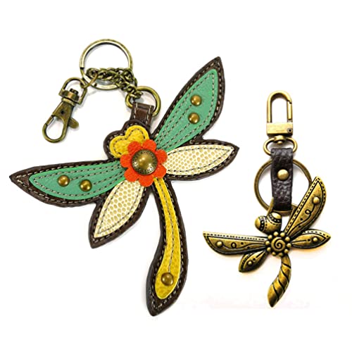 Metal Dragonfly + Dragonfly Keyfob Combo