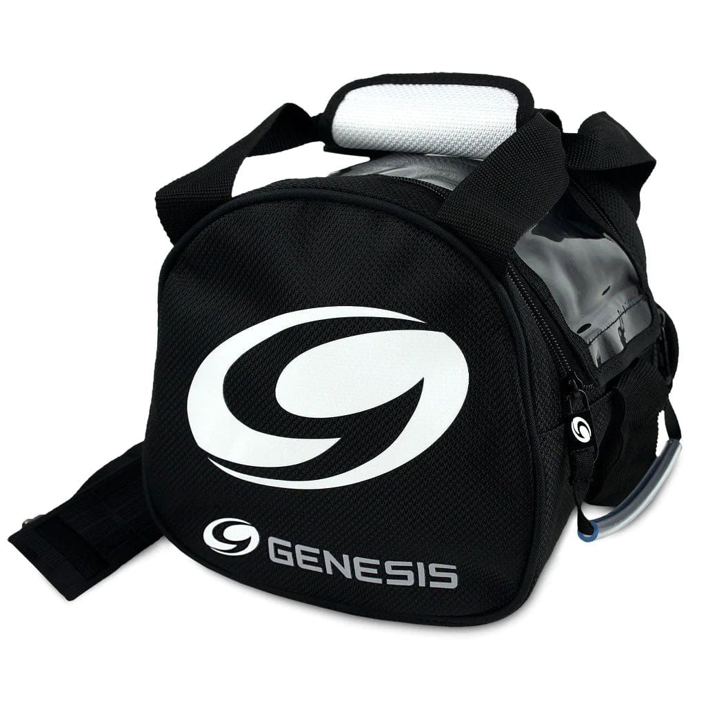 Genesis Single Sport™ Add On Ball Black Bowling Bag - Perfect for Bowling Enthusiasts & League Players - Durable & Stylish Sports Equipment for Practice & Games