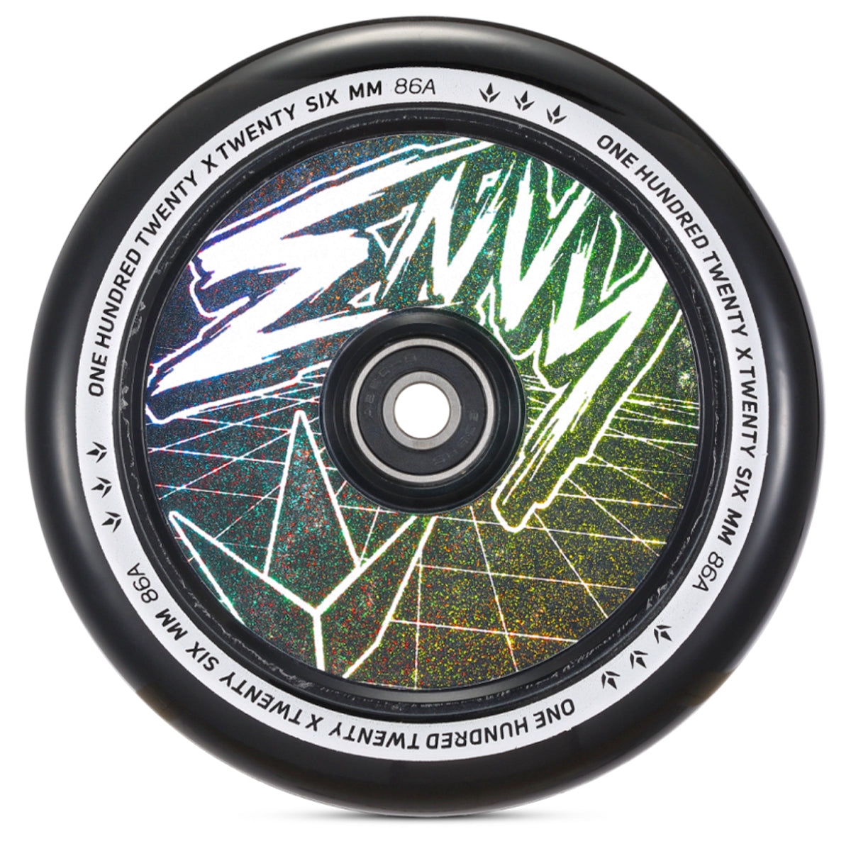 Envy Holographic Skateboard Wheels 120mm - Smooth Ride for Street & Park Skating - Perfect for Cruising & Tricks