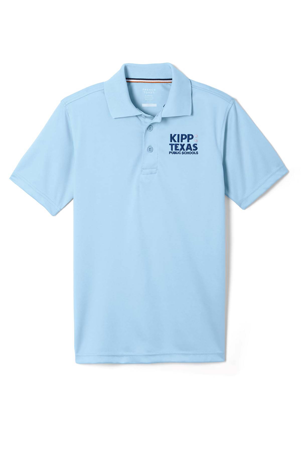 Kipp Texas School French Toast Kids' Youth Short Sleeve Performance Polo Shirt - Breathable & Comfortable for School Uniforms, Sports & Daily Wear