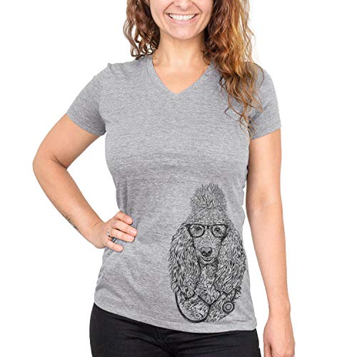 Women's Grey V-neck