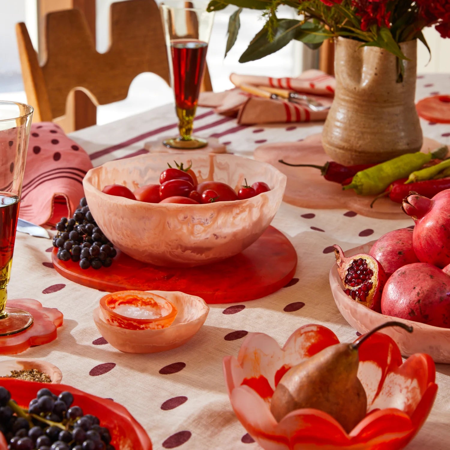 ASTRID TINY BOWL - Mini Decorative Bowl for Jewelry, Candies & Home Decor - Mandarin Orange Design - Perfect for Gift Giving, Table Centerpiece & Bathroom Organization