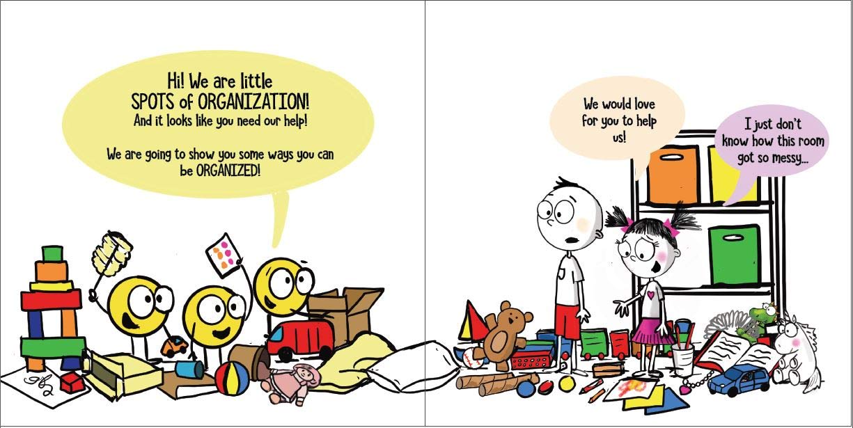 【A Little SPOT of Organization】儿童整理习惯培养绘本 - 家庭与学校必备的秩序感养成工具