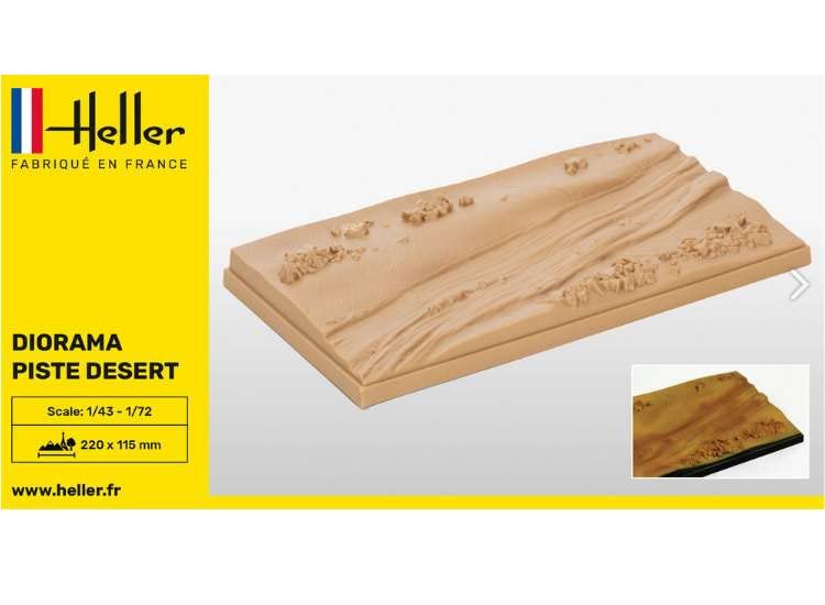 Heller 81253 Desert Track Model Building Accessory Kit - Perfect for Military Dioramas, Wargaming Scenes & Scale Model Train Layouts