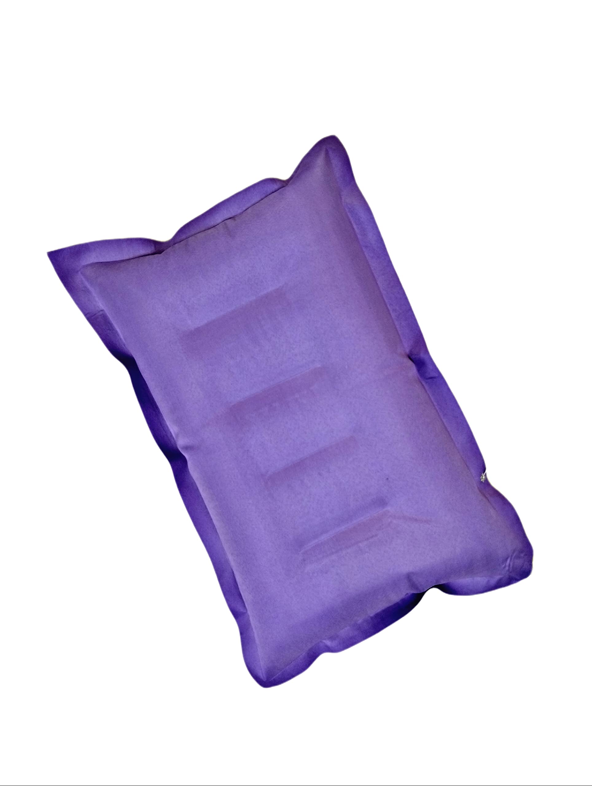 Printed Soft Fabric Travel Pillow for Sleeping - Comfortable Neck Support for Airplane, Car & Office Use (Multiple Colors Available)