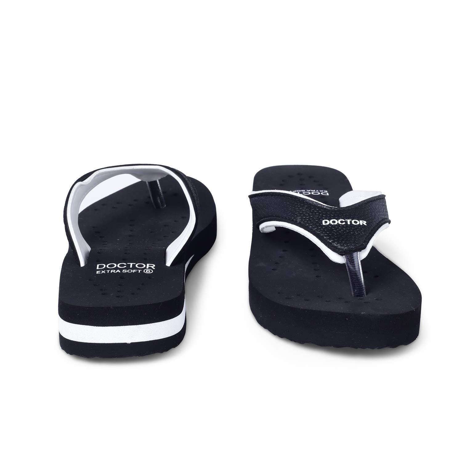Diabetic & Orthopedic Flip Flops for Women - Super Comfortable Pregnancy Flat House Slippers for Girls - Ideal for Indoor Use, Relaxation & Foot Pain Relief (D-18)