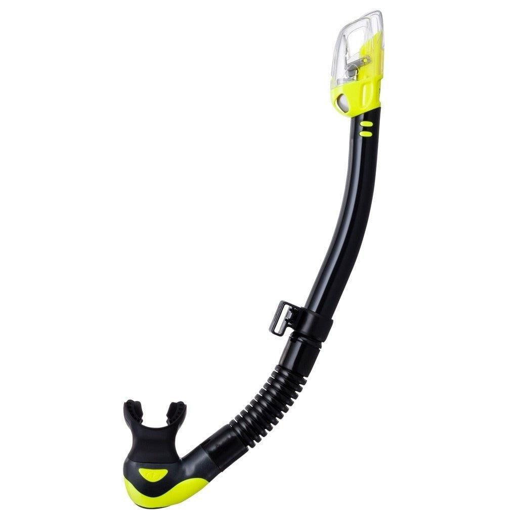 TUSA Hyperdry Elite II Snorkel - Premium Dry Top Snorkel for Scuba Diving & Swimming - Perfect for Ocean Adventures, Snorkeling Trips & Water Sports