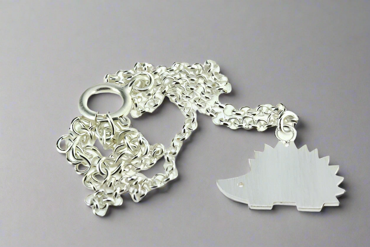 Sterling Silver Hedgehog Charm Bracelet - Cute Animal Jewelry for Women & Girls - Perfect Gift for Nature Lovers & Animal Enthusiasts - Ideal for Everyday Wear, Parties & Special Occasions